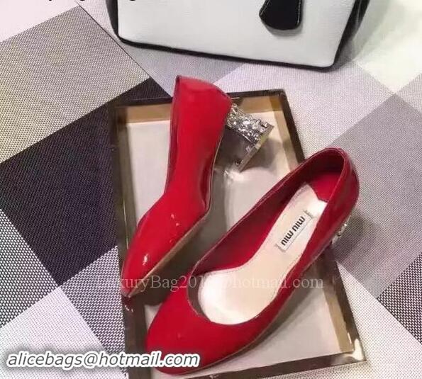 Cheapest Original Miu Miu Leather 50mm Pump MM548 Red