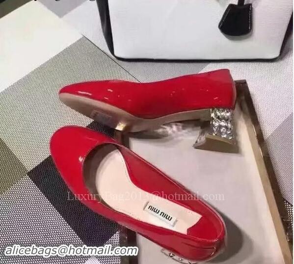 Cheapest Original Miu Miu Leather 50mm Pump MM548 Red