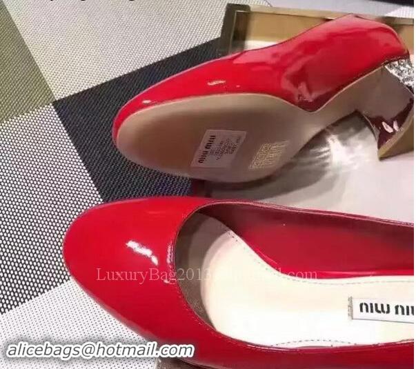 Cheapest Original Miu Miu Leather 50mm Pump MM548 Red