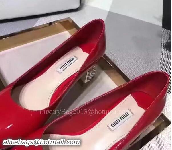 Cheapest Original Miu Miu Leather 50mm Pump MM548 Red