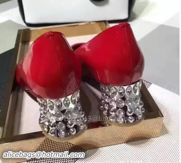 Cheapest Original Miu Miu Leather 50mm Pump MM548 Red