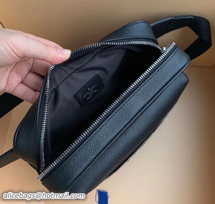 Sumptuous Louis vuitton Outdoor Bumbag black in taiga leather M30245