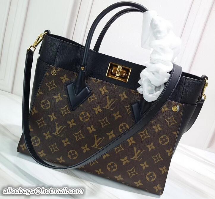 Luxury Louis Vuitton Monogram Canvas On My Side Tote Bag M53825 2019