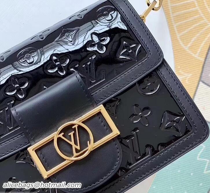 Grade Quality Louis Vuitton Monogram Vernis Patent Leather Mini Dauphine Bag M538044 Black 2019