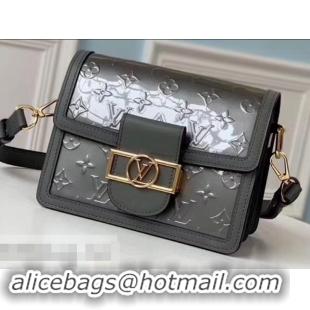 Luxury Louis Vuitton Monogram Vernis Patent Leather Mini Dauphine Bag M538044 Gray 2019