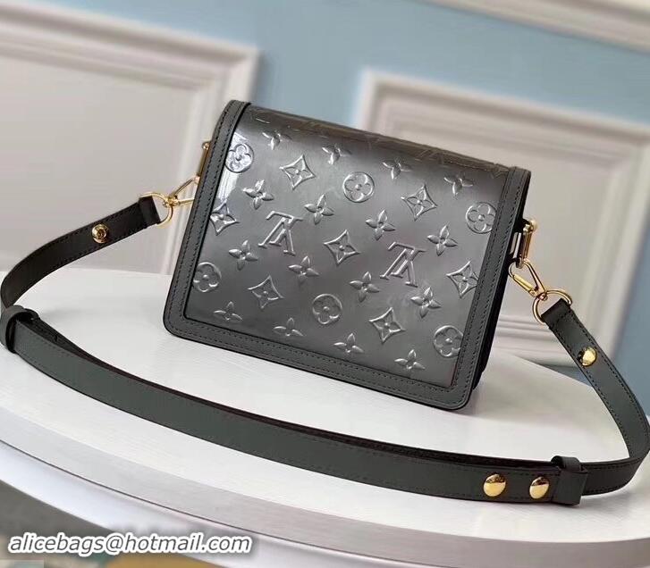 Luxury Louis Vuitton Monogram Vernis Patent Leather Mini Dauphine Bag M538044 Gray 2019