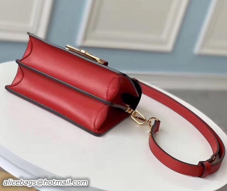 Popular Style Louis Vuitton Monogram Vernis Patent Leather Mini Dauphine Bag M538044 Red 2019