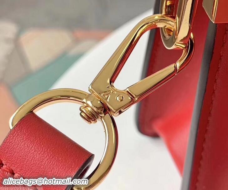 Popular Style Louis Vuitton Monogram Vernis Patent Leather Mini Dauphine Bag M538044 Red 2019