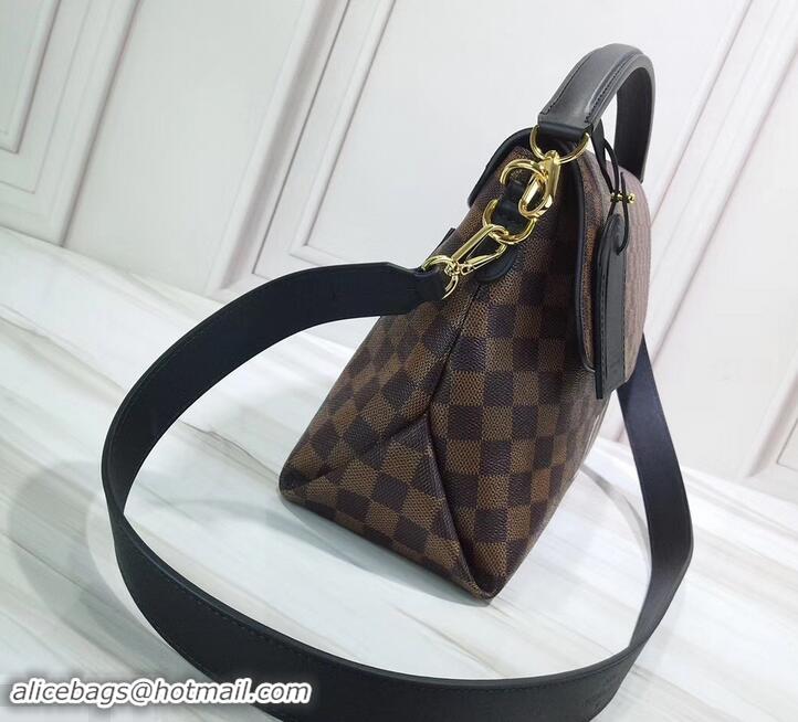 Crafted Louis Vuitton Damier Ebene Canvas 3D LV Beaubourg MM Bag N40177 Noir 2019