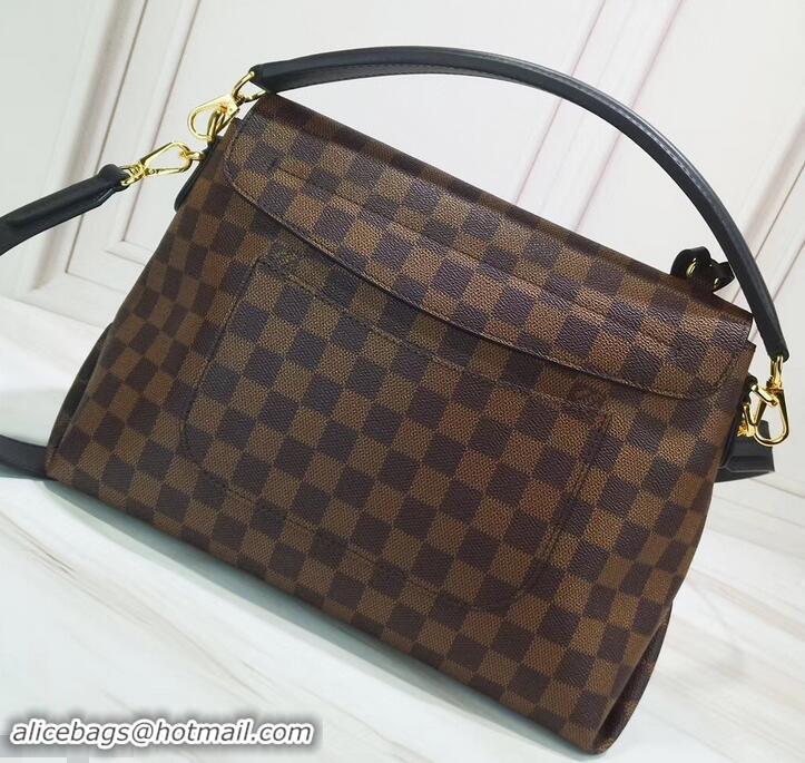 Crafted Louis Vuitton Damier Ebene Canvas 3D LV Beaubourg MM Bag N40177 Noir 2019