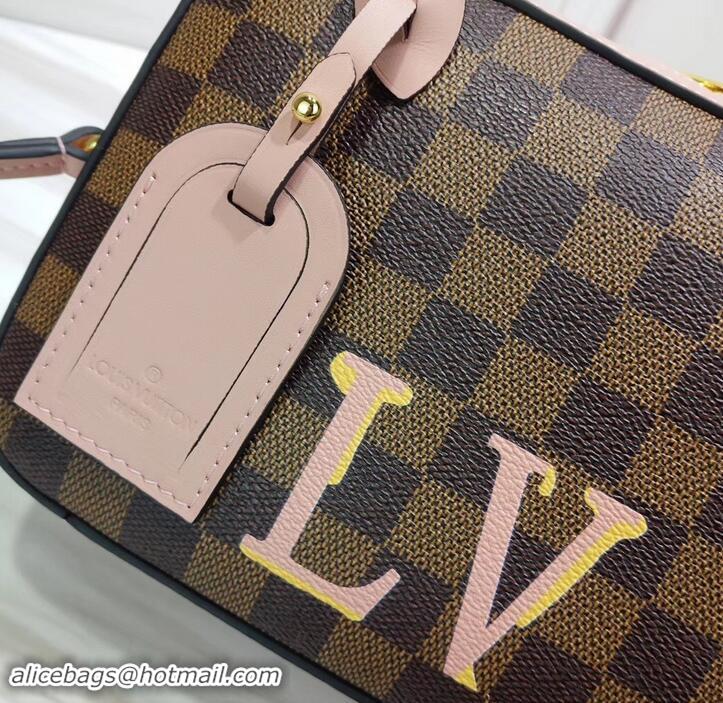 Stylish Louis Vuitton Damier Ebene Canvas 3D LV Santa Monica Bag N40179 Venus 2019