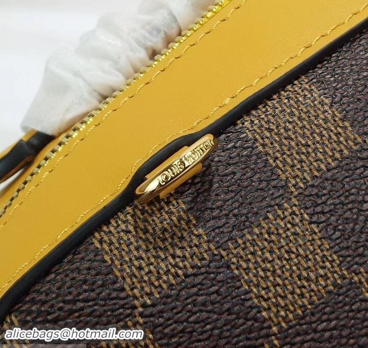 Good Looking Louis Vuitton Damier Ebene Canvas 3D LV Santa Monica Bag N40178 Safran 2019