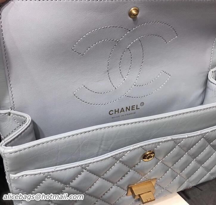 New Design Chanel Original Quality 2.55 Reissue Size 227 Bag azure with gold hardware 602511