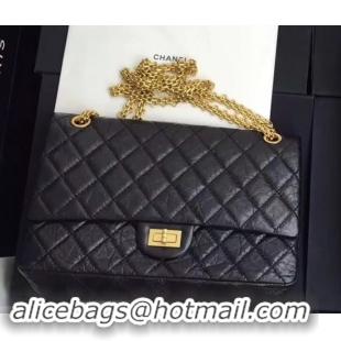 Affordable Price Chanel Original Quality 2.55 Reissue Size 227 calfskin Bag Black with gold hardware 602512