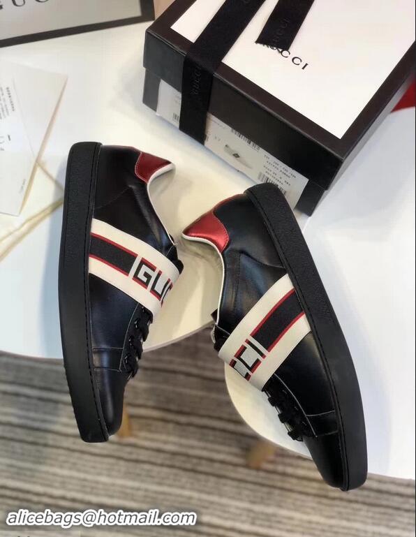 Low Price Gucci Ace Sneakers with Gucci Stripe 525269 Black