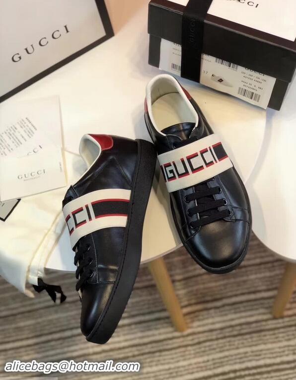 Low Price Gucci Ace Sneakers with Gucci Stripe 525269 Black