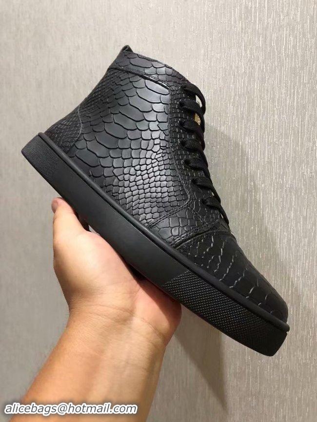 Discount CHRISTIAN LOUBOUTIN Vieira Spikes Orlato sneakers CL1053 Black