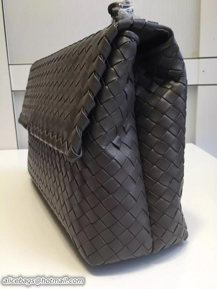 Top Quality Bottega Veneta Large Olimpia Bag In Intrecciato Nappa B428011 Coffee