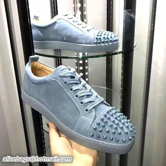 Hot Sale CHRISTIAN LOUBOUTIN Pik Boat glitter leather sneakers CL1032