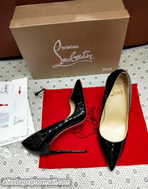 Luxurious Cheap Christian Louboutin So Kate Patent Red Sole Pumps CL8221 Black