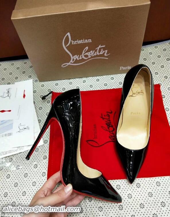 Luxurious Cheap Christian Louboutin So Kate Patent Red Sole Pumps CL8221 Black