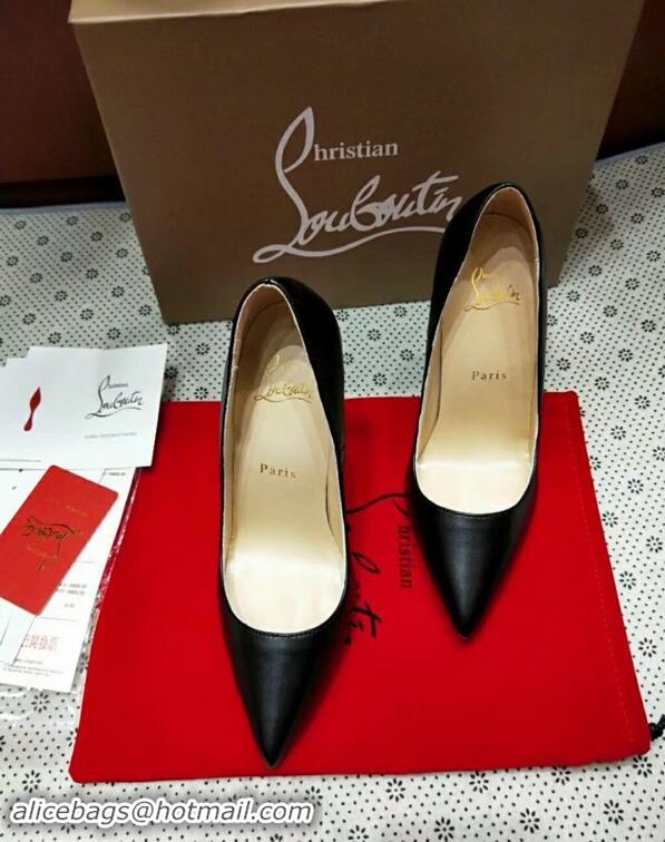 Most Popular Christian Louboutin So Kate Patent Red Sole lambskin Pumps CL9221 Black