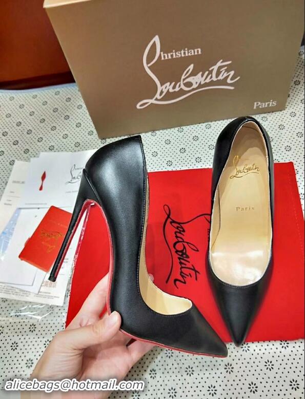 Most Popular Christian Louboutin So Kate Patent Red Sole lambskin Pumps CL9221 Black