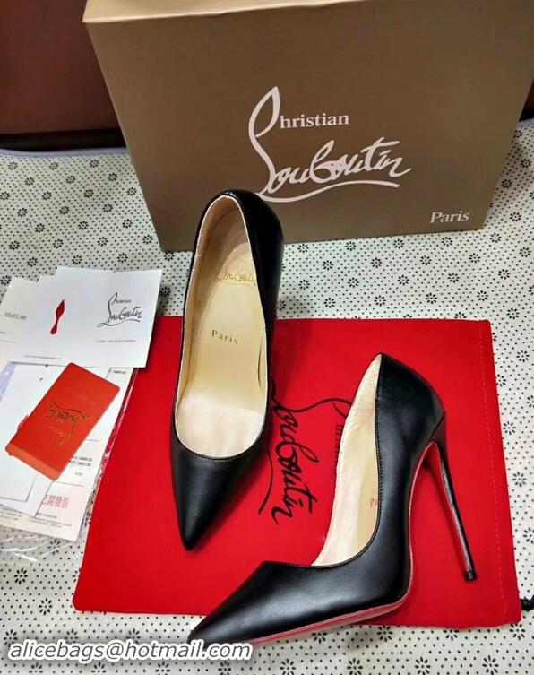 Most Popular Christian Louboutin So Kate Patent Red Sole lambskin Pumps CL9221 Black