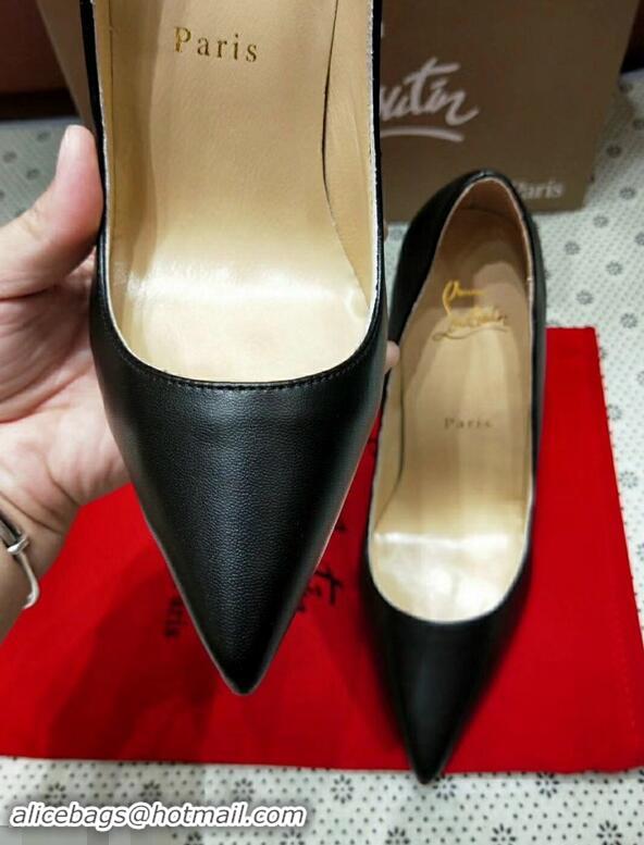 Most Popular Christian Louboutin So Kate Patent Red Sole lambskin Pumps CL9221 Black