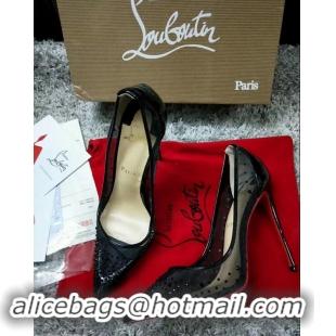 Grade CHRISTIAN LOUBOUTIN FOLLIES STRASS RETE MESH STILETTO PUMPS CL8945 Black