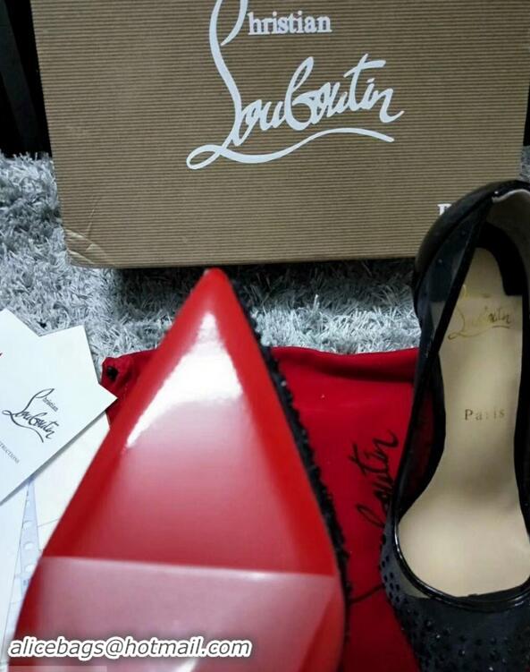 Grade CHRISTIAN LOUBOUTIN FOLLIES STRASS RETE MESH STILETTO PUMPS CL8945 Black