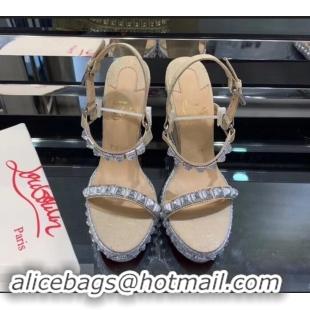 Promotion Discount Christian Louboutin 60MM Pyraclou Rockstud Wedges CL9719