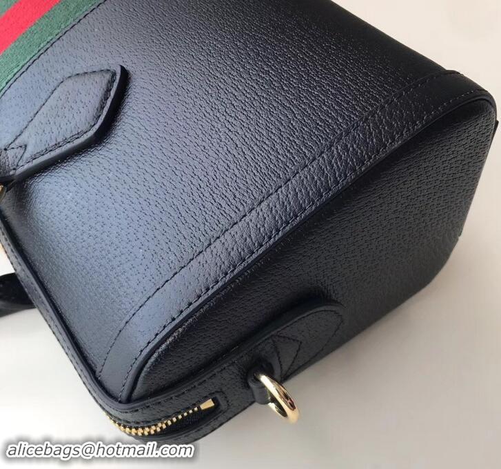 Low Price Gucci Web Ophidia Medium Top Handle Bag 524532 Leather Black 2019