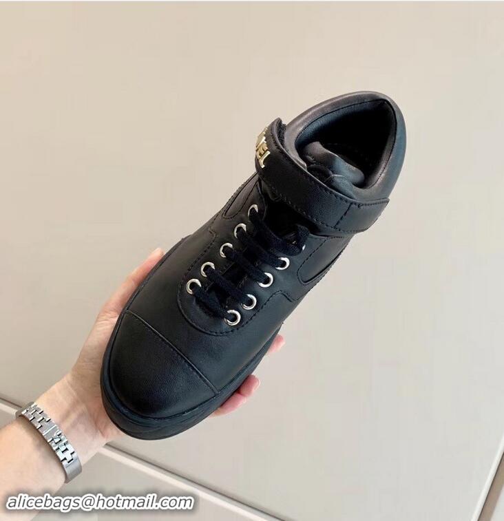 Low Price Chanel Lambskin Sneakers G34967 Black 2019