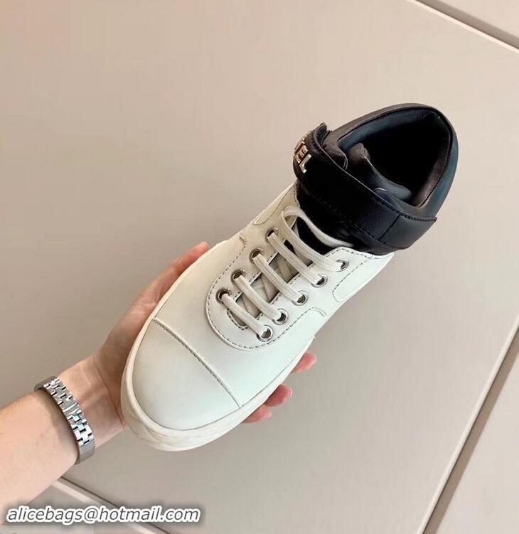 New Style Chanel Lambskin Sneakers G34967 Ivory White 2019