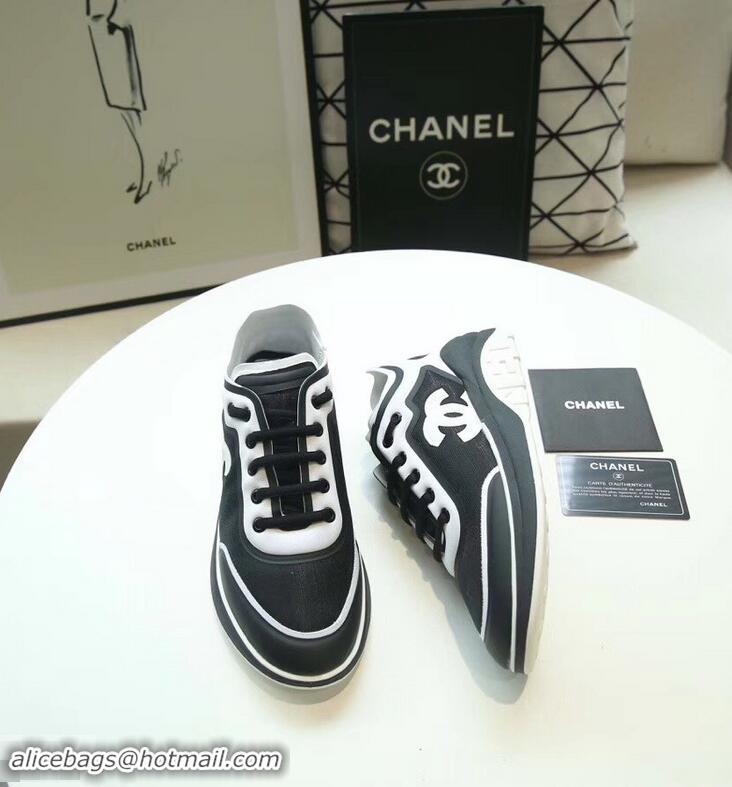 Reasonable Price Chanel Mesh and Lycra Sneakers G34763 Black 2019