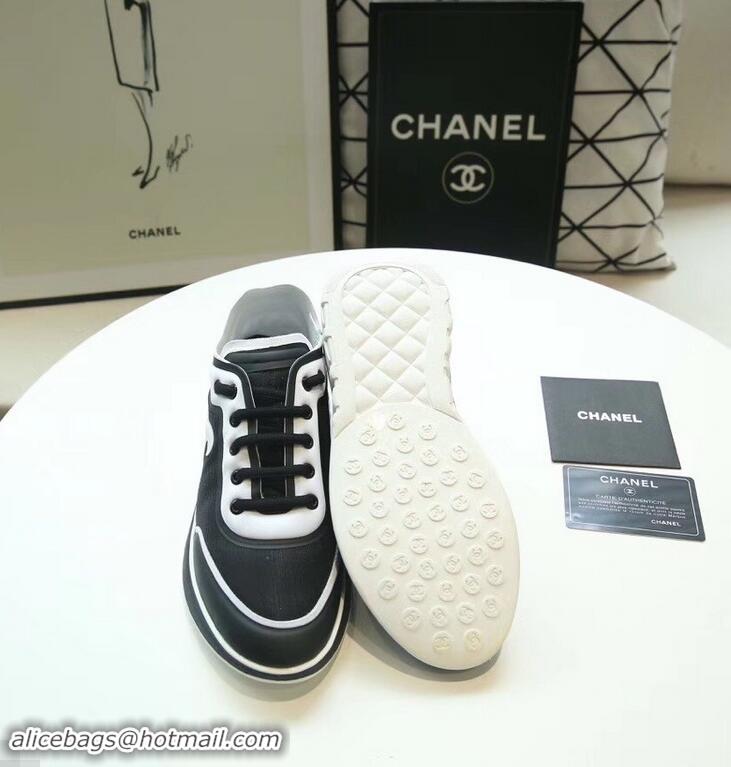 Reasonable Price Chanel Mesh and Lycra Sneakers G34763 Black 2019