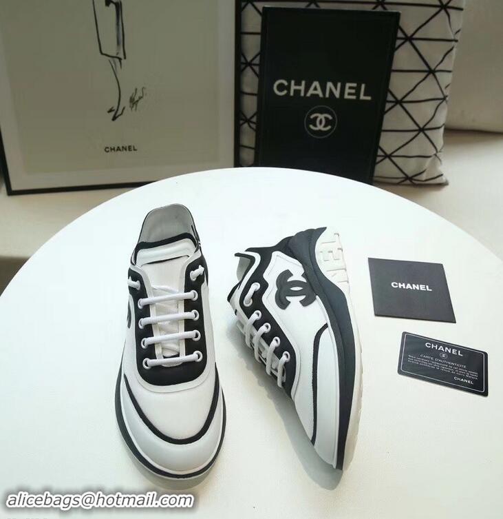 Affordable Price Chanel Mesh and Lycra Sneakers G34763 White 2019