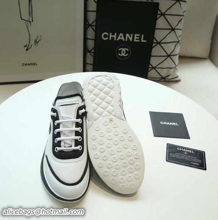 Affordable Price Chanel Mesh and Lycra Sneakers G34763 White 2019