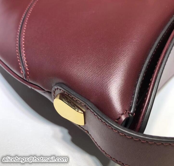 Low Cost Gucci Double G Arli Medium Shoulder Bag 568857 Burgundy 2019