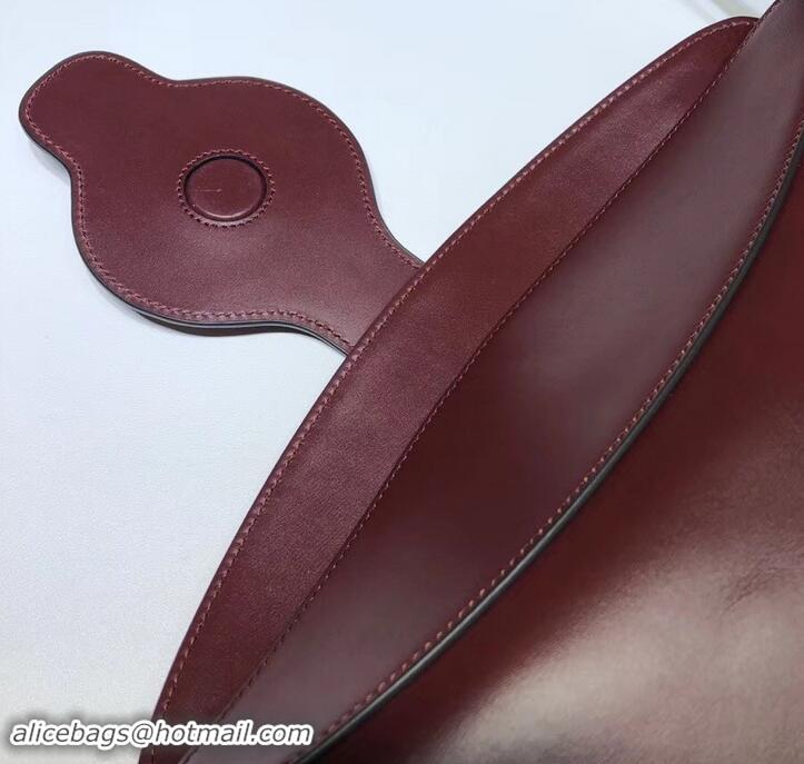 Low Cost Gucci Double G Arli Medium Shoulder Bag 568857 Burgundy 2019