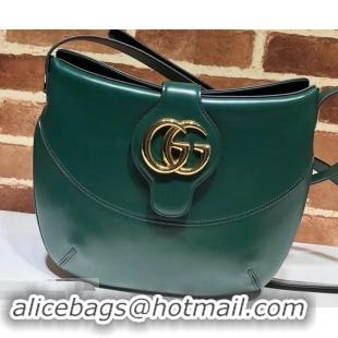 Low Cost Gucci Double G Arli Medium Shoulder Bag 568857 Green 2019