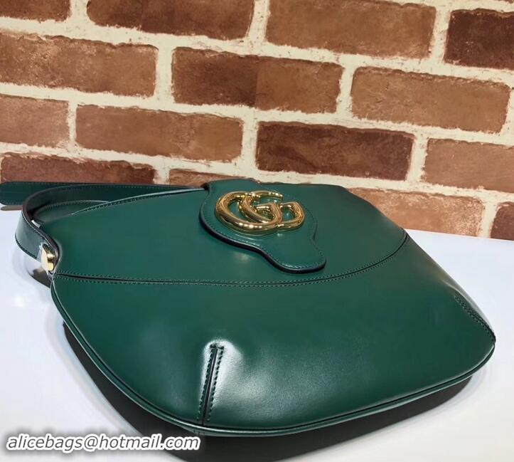 Low Cost Gucci Double G Arli Medium Shoulder Bag 568857 Green 2019