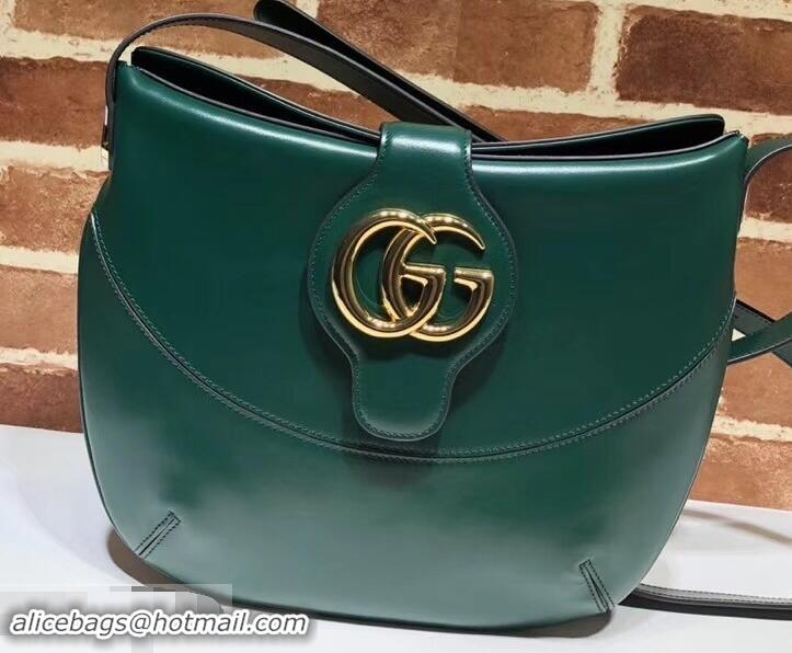 Low Cost Gucci Double G Arli Medium Shoulder Bag 568857 Green 2019