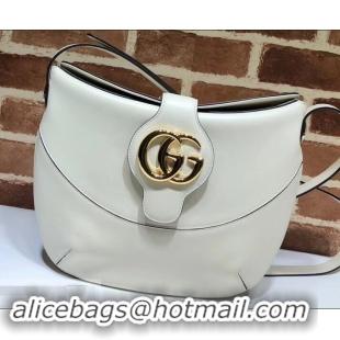 New Fashion Gucci Double G Arli Medium Shoulder Bag 568857 White 2019