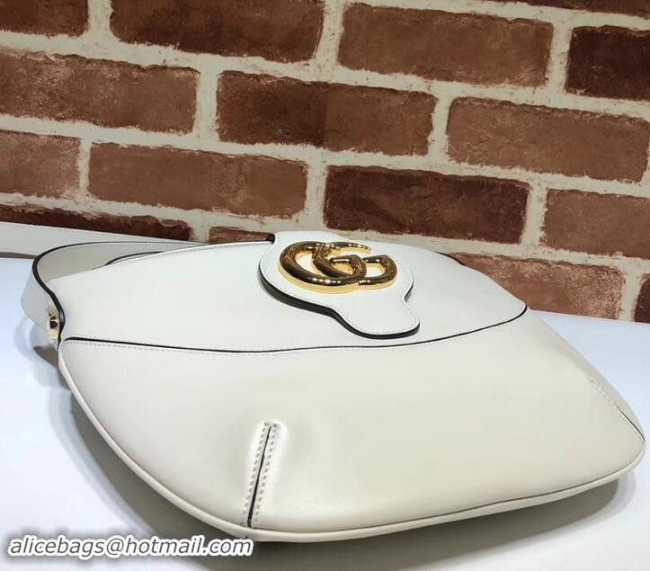 New Fashion Gucci Double G Arli Medium Shoulder Bag 568857 White 2019