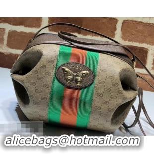 New Gucci Mini GG Bag With Web And Butterfly 564582 2019 