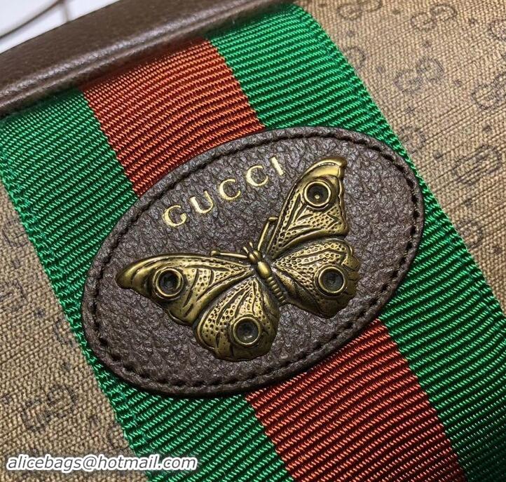 New Gucci Mini GG Bag With Web And Butterfly 564582 2019 