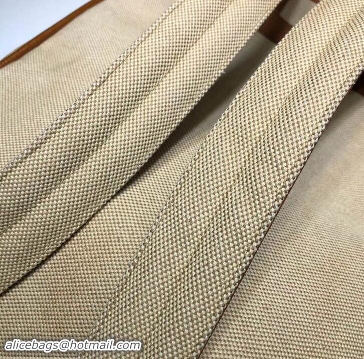 Super Quality Gucci Web Vintage Canvas Backpack Bag 575063 Beige 2019