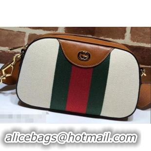 Cheap Gucci Web Vintage Canvas Shoulder Bag 575073 Beige 2019 